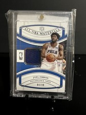 2019-20 National Treasures Joel Embiid All NBA Materials Patch 84/99