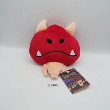 Nameko Mushroom C1904 Red Zipper Bag Beeworks/Success Plush 6" Toy Doll Japan