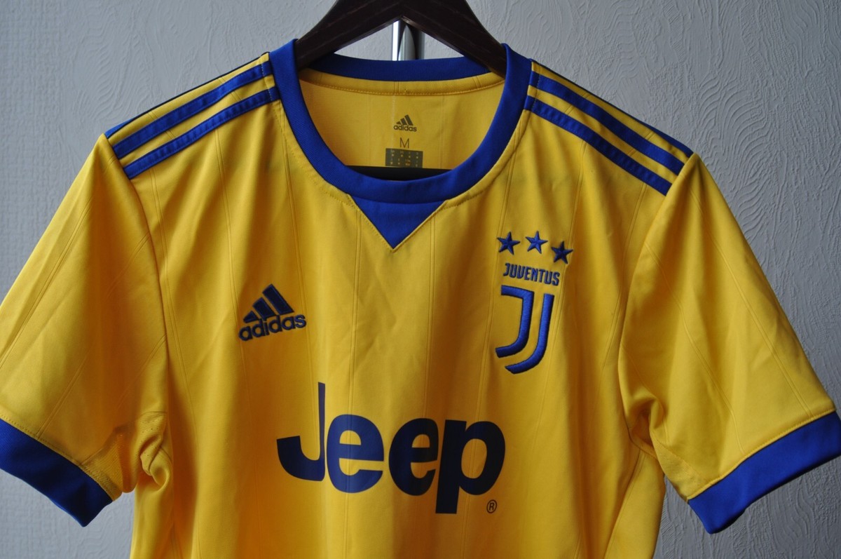 Yellow Juventus Away Kit 2017 Adidas Juventus Football Shirt Mens