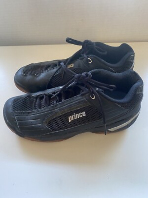 Prince NFS V Indoor Squash Sneakers Black Mens Size 8 EU 41.5