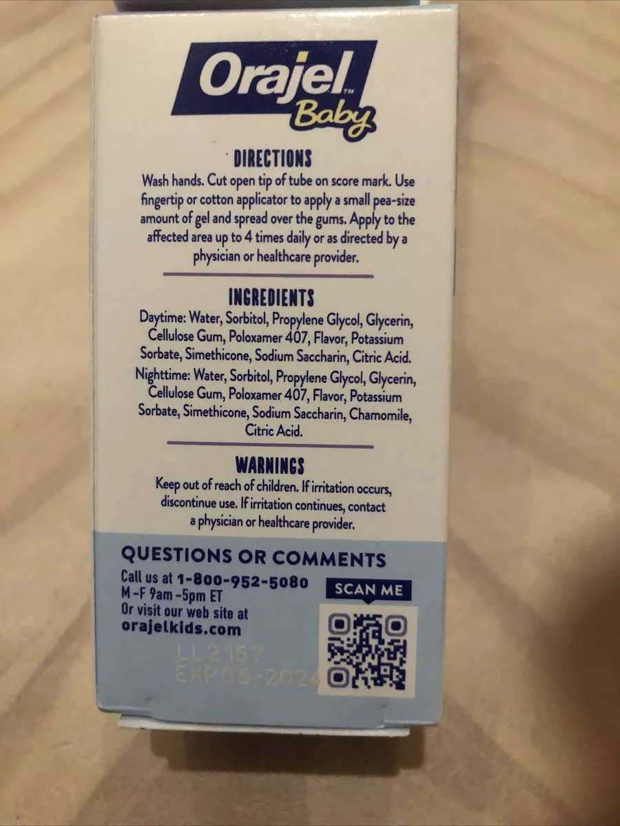 Baby orajel cheap nighttime with chamomile