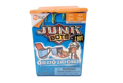 Hexbug Junkbots Trash Bin Construction Kit Surprise Toys in Every Box Sealed
