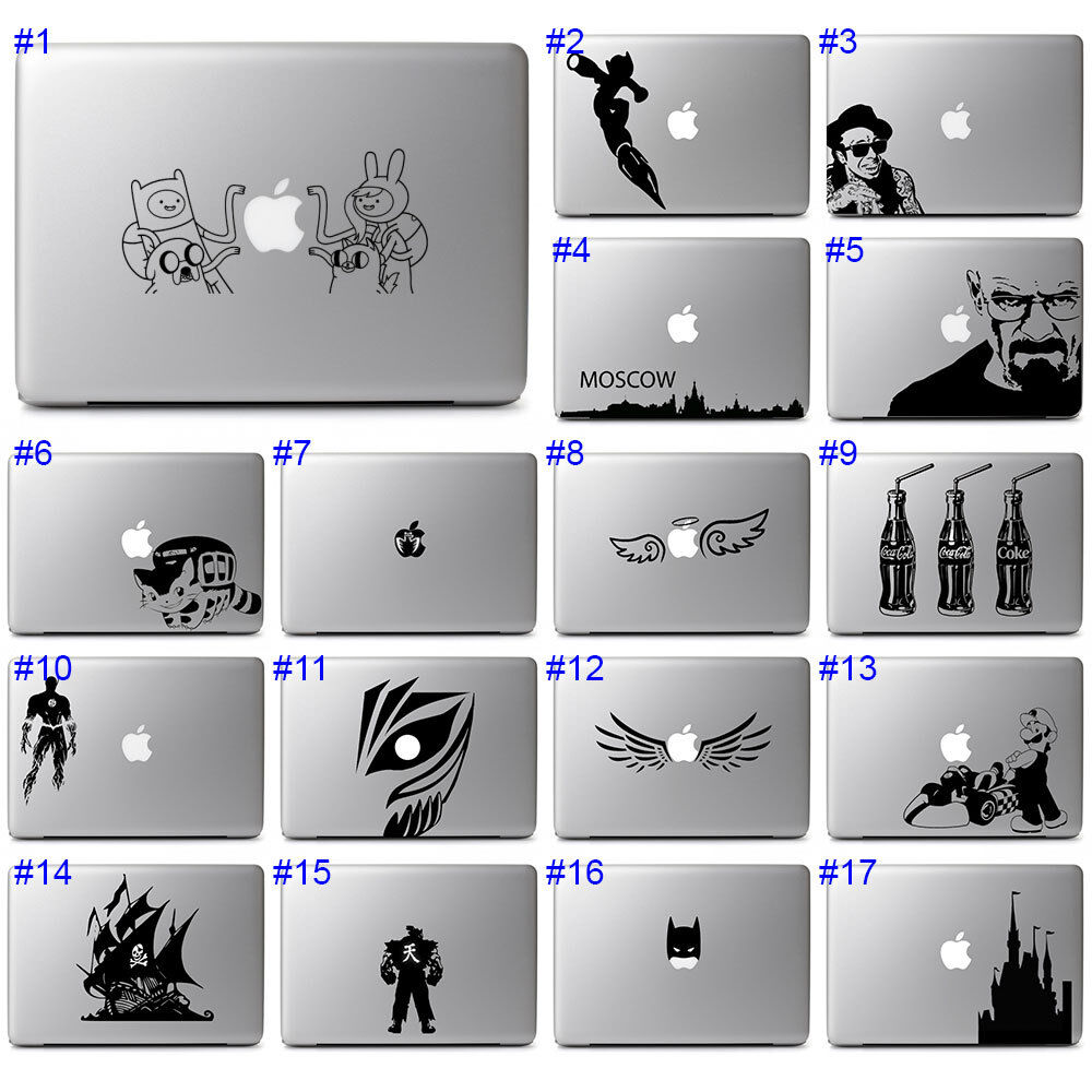 Cute Funny Cool Design Laptop Vinyl Decal Sticker Macbook Air Pro 13 15 17