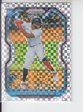2021 Prizm Monte Harrison RC Power Plaid Xfractor /75 Marlins #118