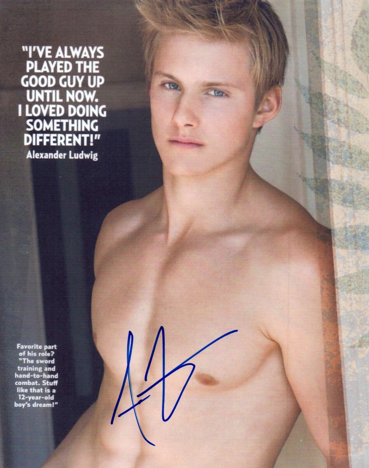 Vikings' actor Alexander Ludwig gets his game on