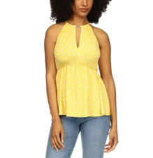 MICHAEL Michael Kors Animal-Print Sleeveless Top MSRP $88