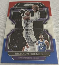 2021-22 Prizm Basketball Richaun Holmes Sacramento Kings Red White & Blue Prizm