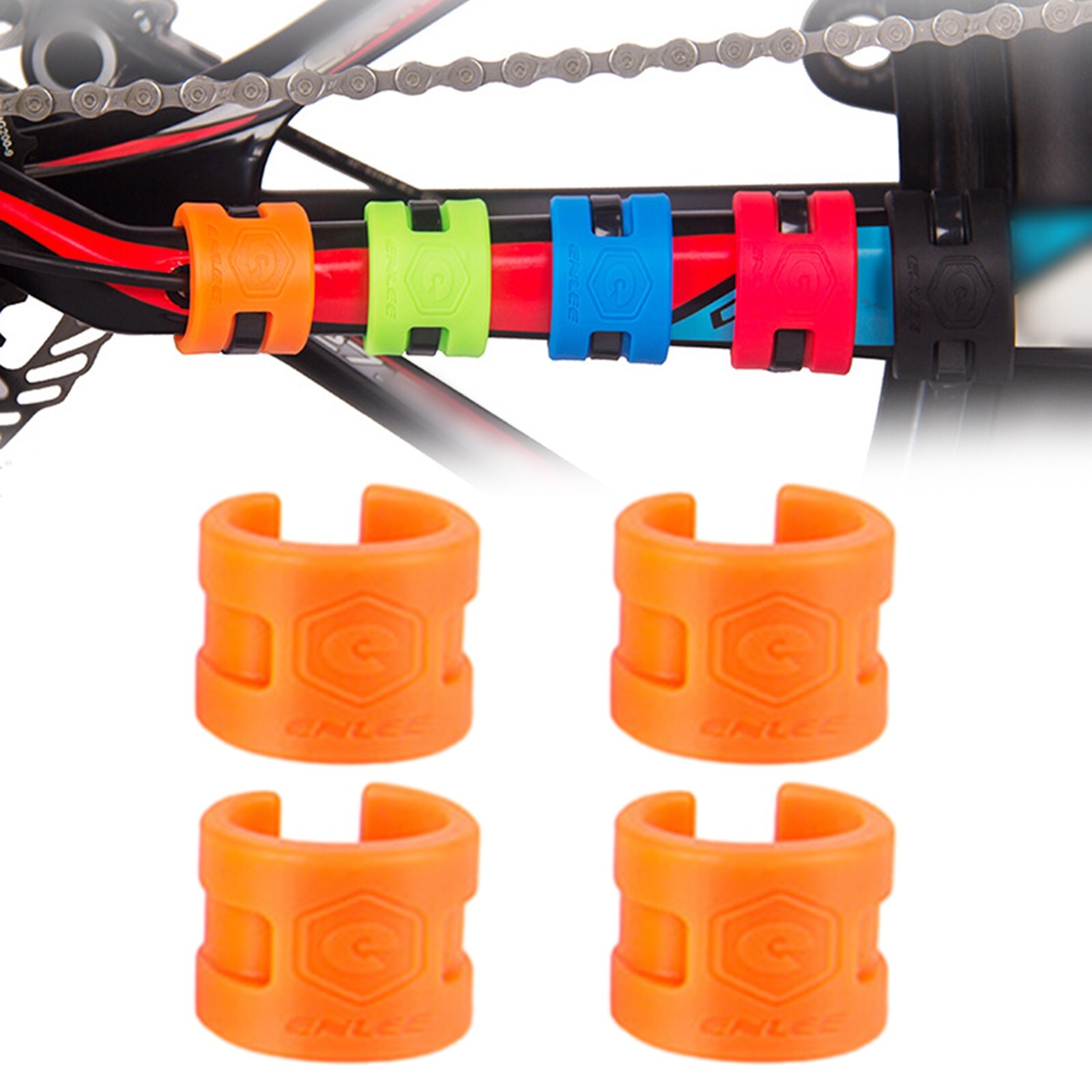 Reliable rubber protection ring for bike forks durable and practical