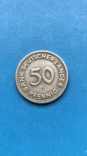 50 Pfennig Bank Deutscher Länder 1949 F Bank Deutscher Länder 50 Pfennig 1949 F | eBay.de