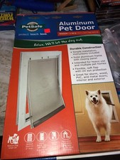 Petsafe Freedom Aluminum Pet Dog Doors Medium 1-40lb 8 1/4" x 12 1/4" Flap