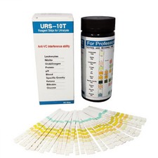 100 Strips URS-10T Urinalysis Reagent Strips 10 Parameters Urine Test Strip CE
