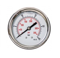 "63Mm 0-600 Psi 0-40 Bar 1/4\" Glyzerin Manometer Druckluftmesser MessgeräT"