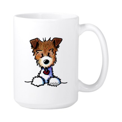 CafePress Kiniart Pocket JRT Large Mug (873864005)