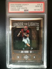 2020 panini legacy football Under The Lights RC Jake Fromm ROOKIE  PSA 10 BILLS