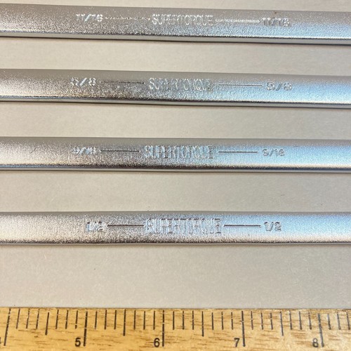 Williams Set di chiavi combinate 6 pezzi 12 punti SAE finitura satinata USA NUOVE! - Foto 8 di 12