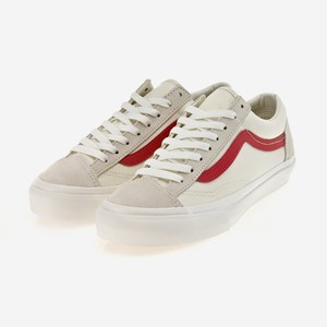 vans style 36 white red