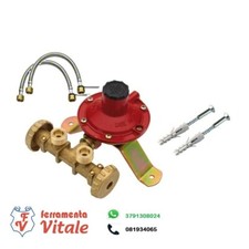 MINI CENTRALINA PER 2 BOMBOLE 4KG 7KG + 2 FLESSIBILI (OPZIONALI) 50CM GAS GPL