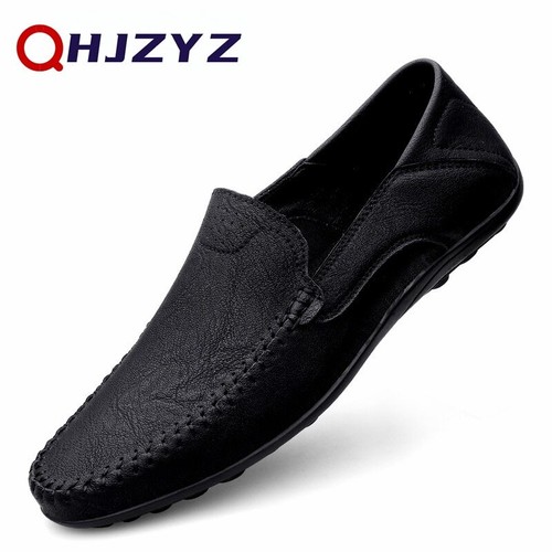 Men's Casual Shoes Comfortable Loafers Moccasins Breathable Slip on Boat Shoes - Picture 2 of 25