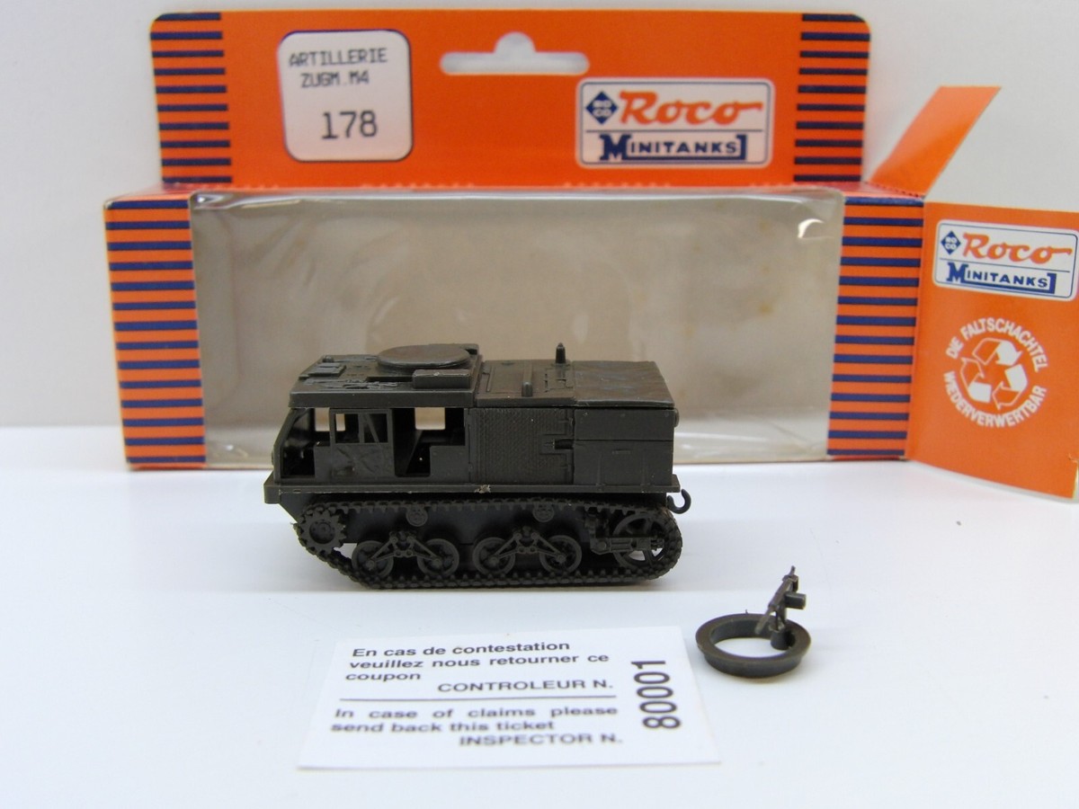 Roco minitanks H0 178 Artillerie Zugmaschine, 1:87, NEU in OVP