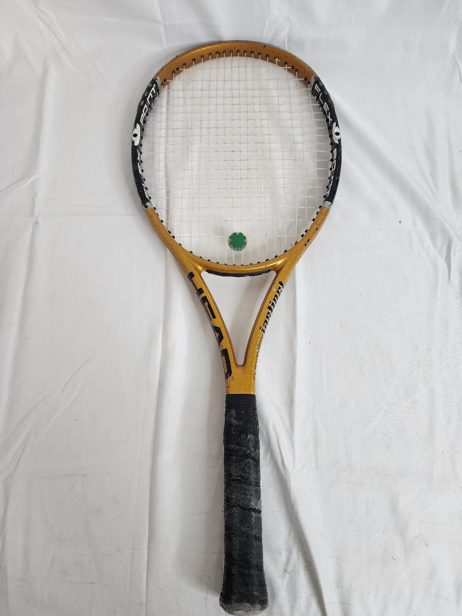 Head pulls out a racket with a single hole!