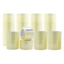 3" Wide, 110 Yards Length, 24 Rolls Clear, Heavy Duty Transparent Packing Tape