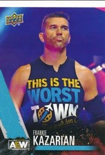 #27 FRANKIE KAZARIAN 2021 Upper Deck AEW Wrestling First Edition