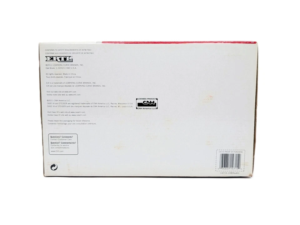 Trator 4WD Case IH Steiger 600 em escala 1/32 com duplas, coleção Prestige - Imagem 3 de 3