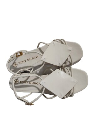 Tory Burch Diamond pattern patch sandal Ivory Women display picture 2