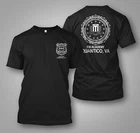 FBI Agent Academy Quantico VA Police -  Custom Men's Back and front T-Shirt Tee