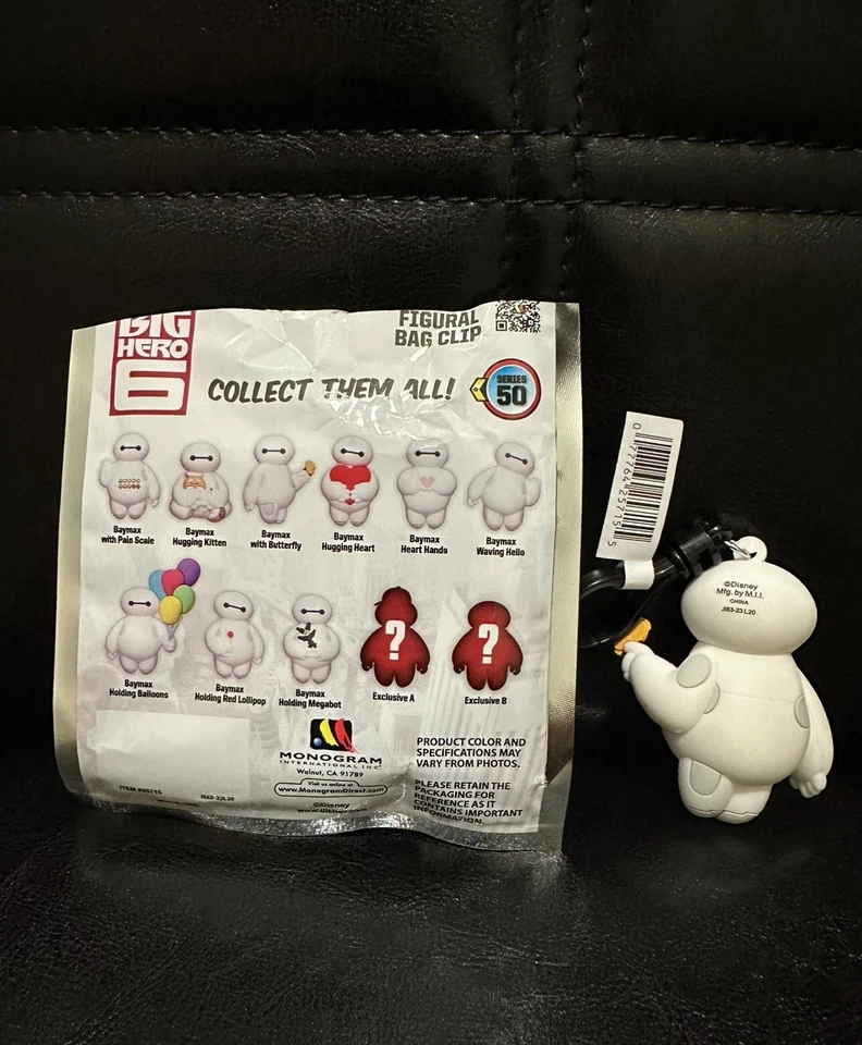 迪士尼 Big Hero 6 Baymax 蝴蝶雕像包夹 — 第 2/2 张图片