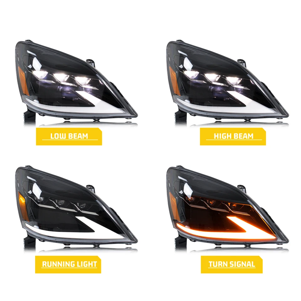 Conjunto de faros delanteros secuenciales para Lexus GX470 2003-2009 Foto 4 de 4