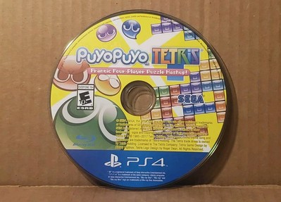 Puyo Puyo Tetris, Disc Only and Tested (PS4, Playstation 4)