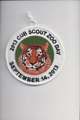 2013 Cub Scout Zoo Day patch