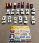 Vintage Matchbox by Lesney Ambulance / Police Cars/ Fire Trucks Car Lot of 19