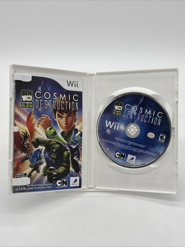Ben 10: Ultimate Alien: Cosmic Destruction (Nintendo Wii, 2010) with Manual CIB - Image 3 of 3