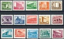 HUNGARY OLD STAMPS 1951 - 1952 Buildings - Mint Hinged