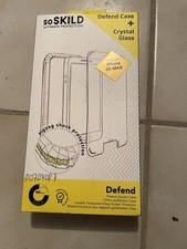 SoSkild Defend Crystal Handyhülle IPhone XSmax + Displayglas neu transparent