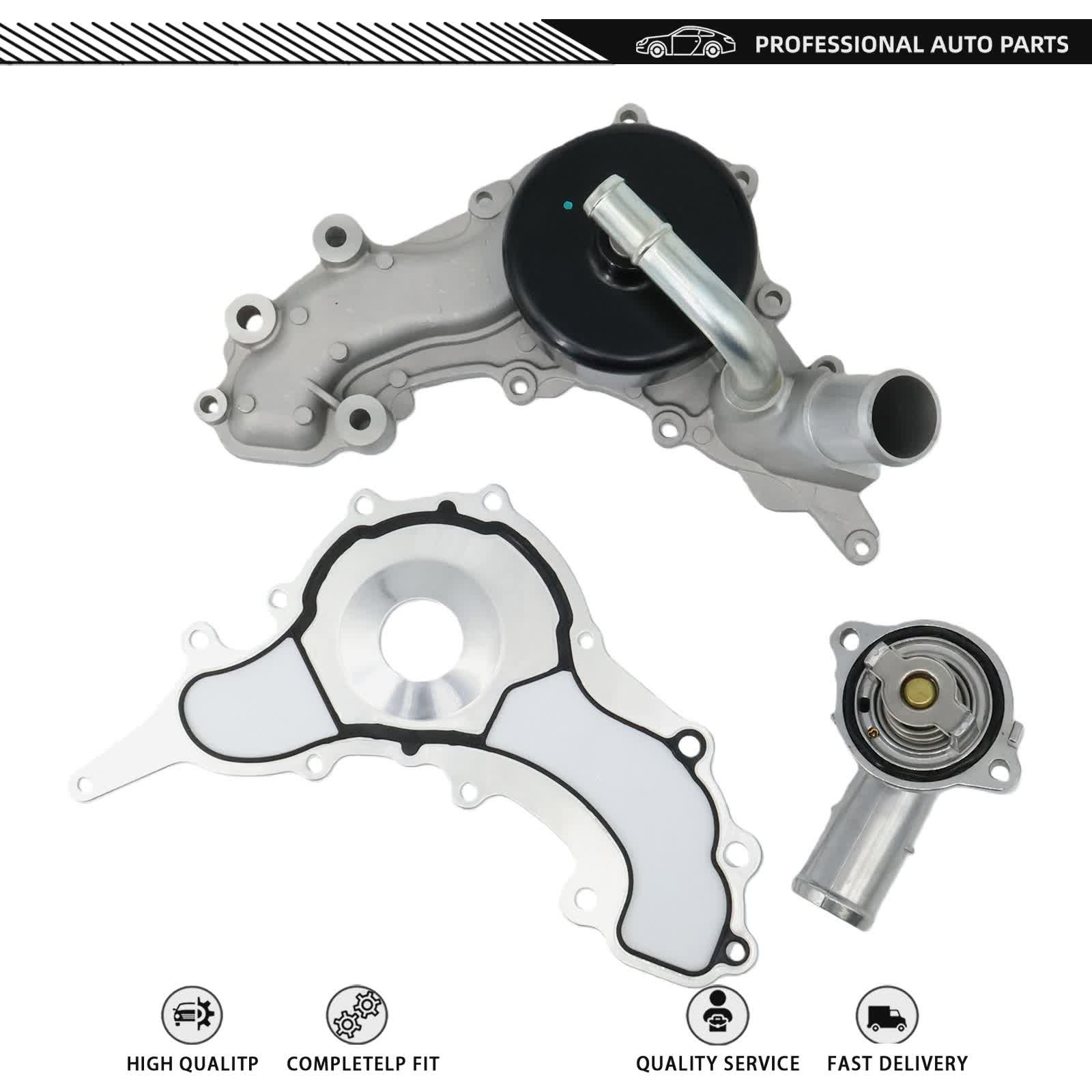 Engine Cooling Water Pump w/Thermostat Kit for 2017-2022 Maserati Levante 3.0 V6