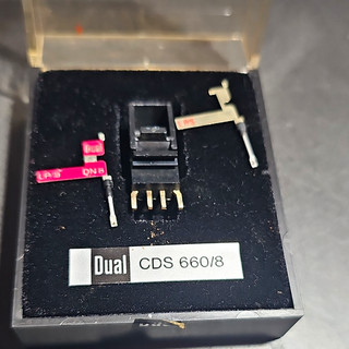 Dual CDS 660/8 Tonabnehmer System mit 2 Nadeln DN 8 schwarz für Dual