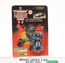 Blue Camaro Windcharger G1 Transformers 1985 Antex Argentina Figure New Sealed