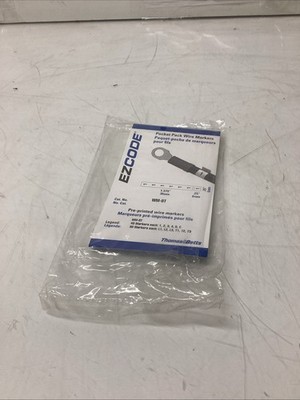 THOMAS & BETTS EZCODE POCKET PACK WIRE MARKERS WM-9T T-345