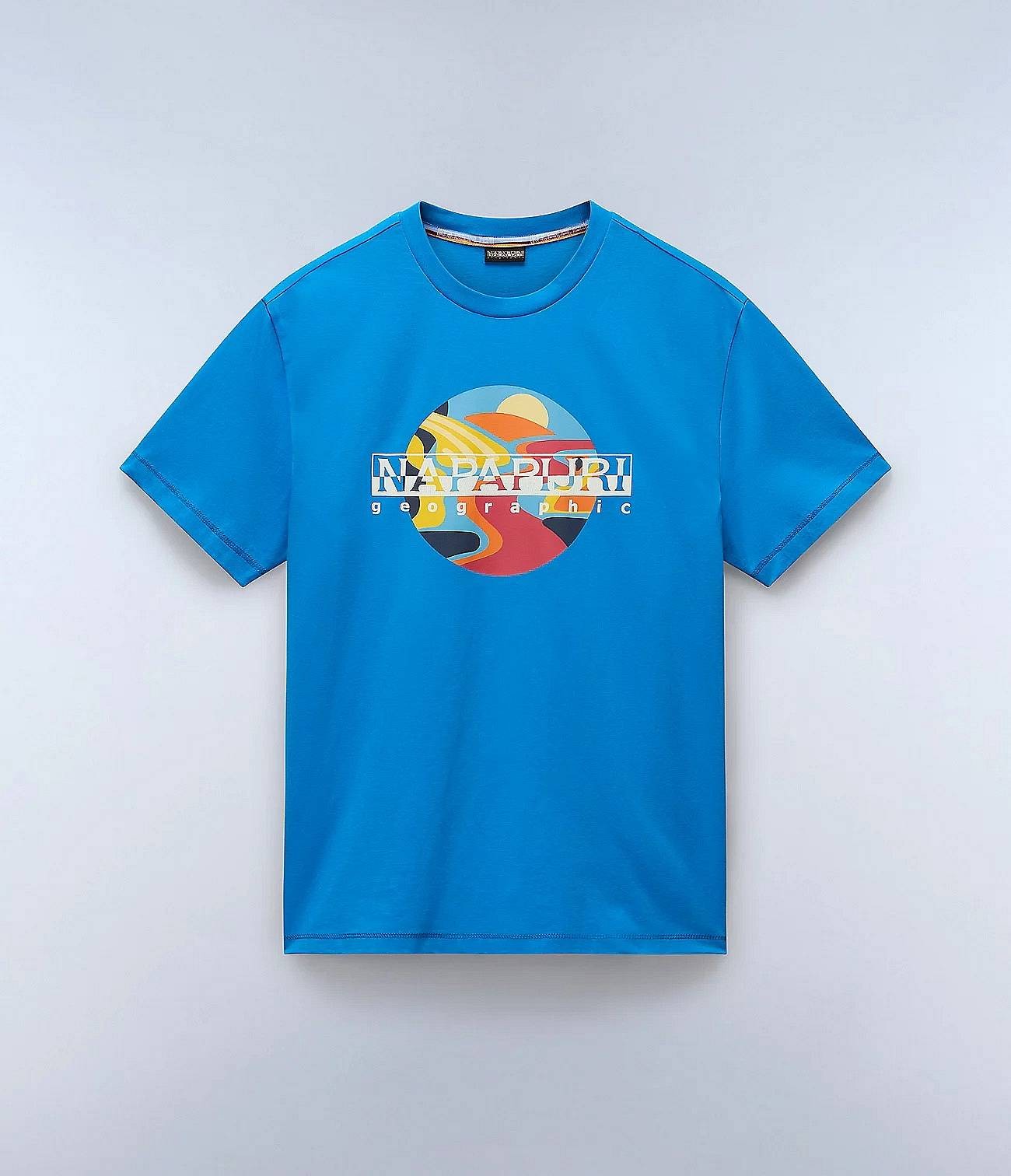 Футболки Napapijri Tee S-valdor Azzurro - Taglia и Abbigliamento Uomo