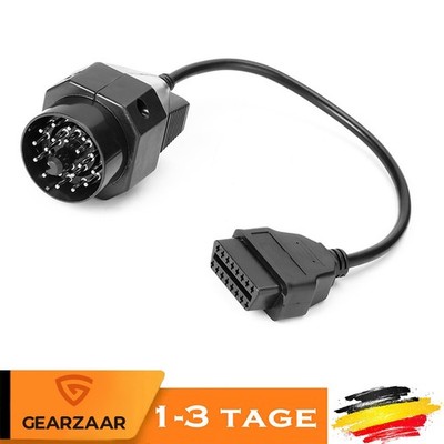 Diagnose Adapter Stecker Passt für BMW E36 E38 E39 E46 E53 X5 Z3 20Pin auf 16Pin