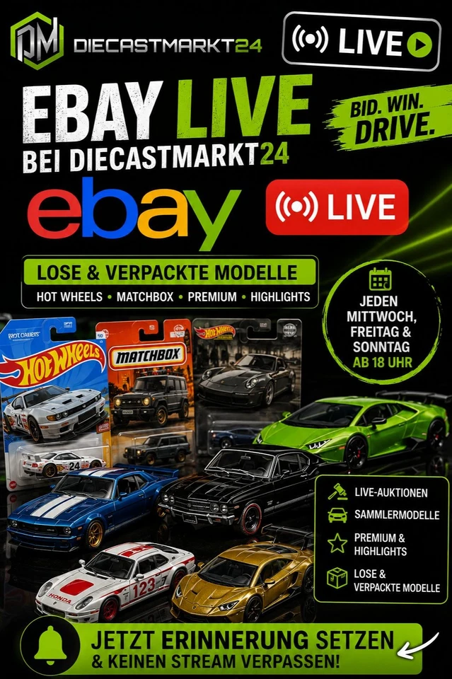 DieCastMarkt24 LIVE – Lose, OVP & Premium Modelle