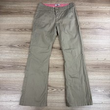 Riders by Lee Khaki Pants Women  s Sz 8M Straight Cut Flat Front