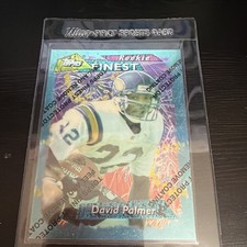 Topps 1995 Finest Rookie David Palmer Minnesota Vikings Football Card #38. rookie card picture