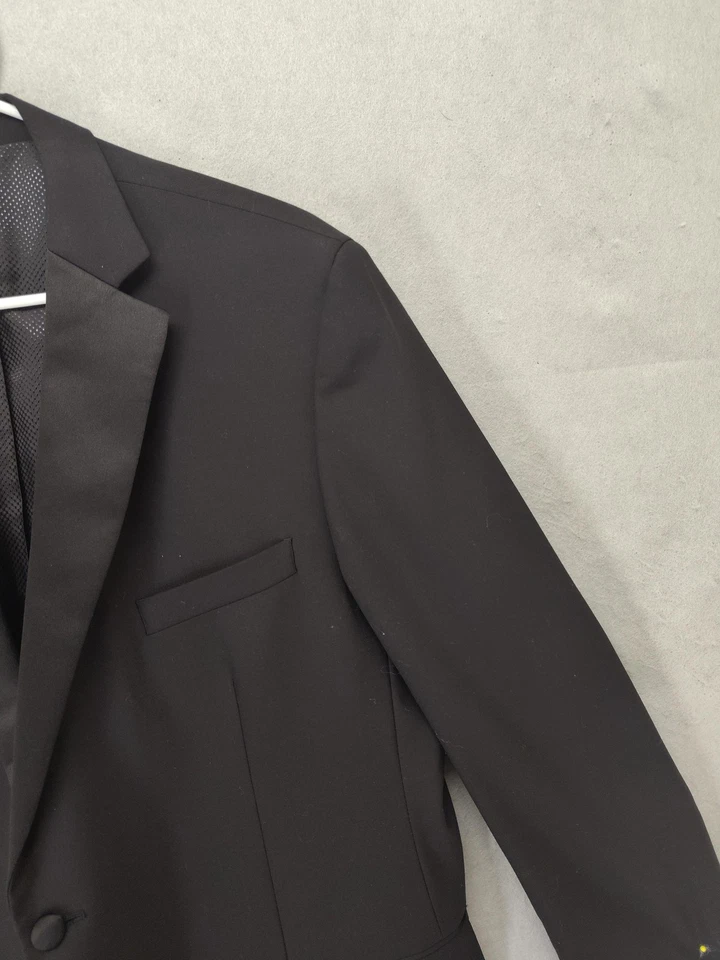 Blazer Wilke Rodriguez Para Hombres 48 Largo Mezcla de Lana Esmoquin Chaqueta Formal Traje Abrigo Foto 3 de 4