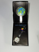 Vintage Retro Analog Apple Computer Watch Think Mac Apple.com Rotating Icons
