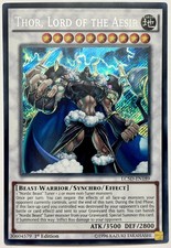 LC5D-EN189 Thor, Lord of the Aesir - Secret Rare 1st Edition Lightly Played