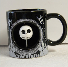 Nightmare Before Christmas Mug Disney Jack Skellington Rotating Head 4.5